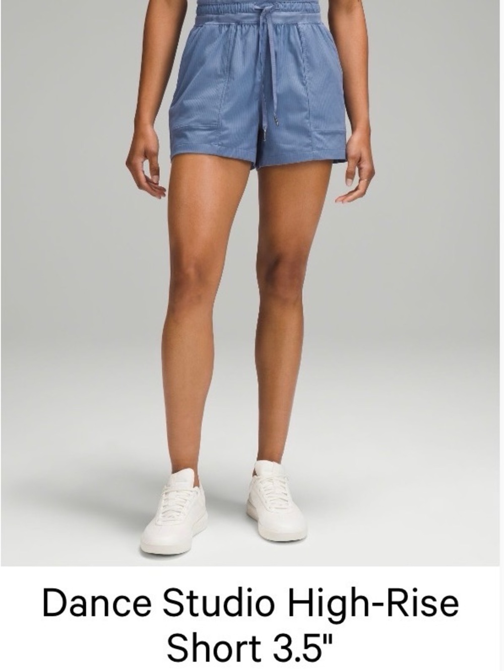 Lululemon Dance Studio High-Rise 3.5 Shorts — Dusty Blue